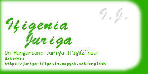 ifigenia juriga business card